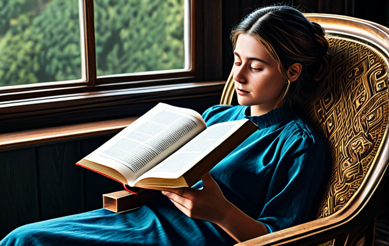 Image Prompt 1: The Serenity of Purposeful Reading**